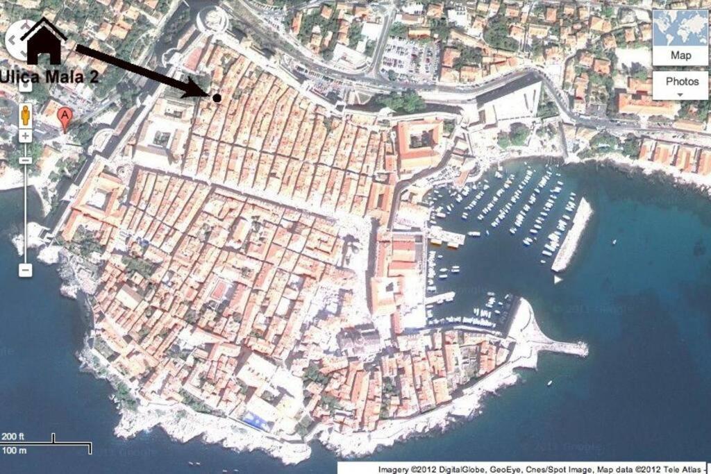 Ferienwohnung 1-Bdrm With Terrace In The Old Town Dubrovnik Exterior foto